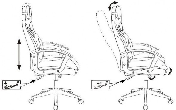 Кресло игровое Бюрократ ZOMBIE DRIVER
