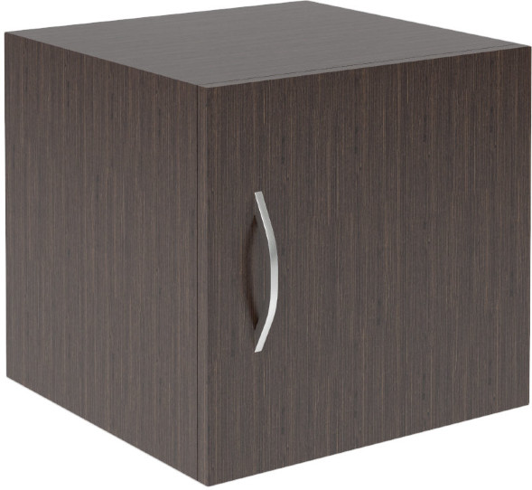 Антресоль узкая с глухой дверью SA-400.1(R) Легно темный 386х375х370 в Балашихе 