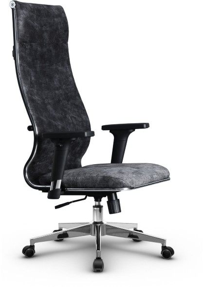 Кресло офисное Metta L (хром пр. сеч.)  велюр  