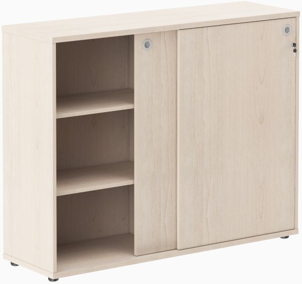 Шкаф средний со слайд дверьми XMC 1443 Бук Тиара 1406х430х1115 XTEN в Балашихе 