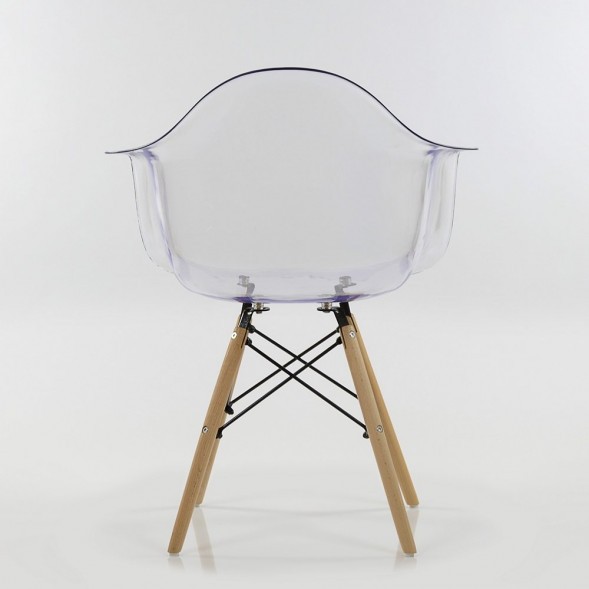 Стул-кресло Style DAW PC прозрачный