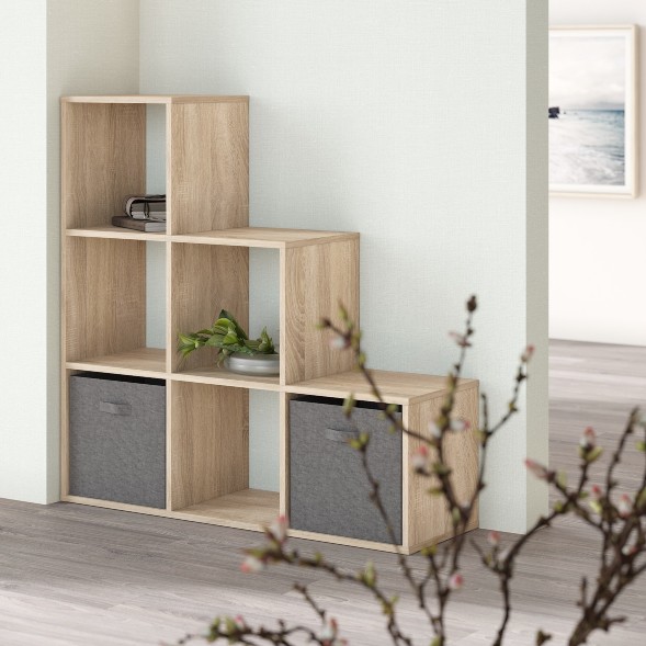 Стеллаж SH 1042 Дуб Сонома светлый 1044х330х1042 COMP в Балашихе 