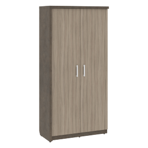 Шкаф для одежды СФ-534873 Бетон чикаго тем F187 ST9/Дрифтвуд H3090 ST22 1035х454,5х2083 WOOD&STONE