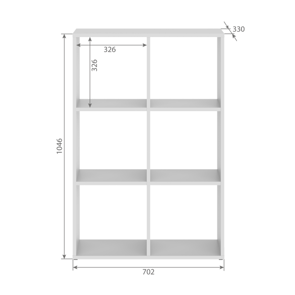 Стеллаж SH 7042 702х330х1042 COMP в Балашихе 