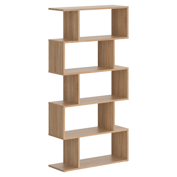 Стеллаж SH 7346 Дуб Сонома светлый 730х250х1416 COMP в Балашихе 