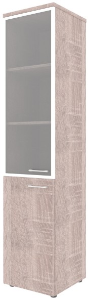 Шкаф колонка комбинированая (L) с топом XHC 42.7(L) Дуб Сонома 432х432х1955 XTEN