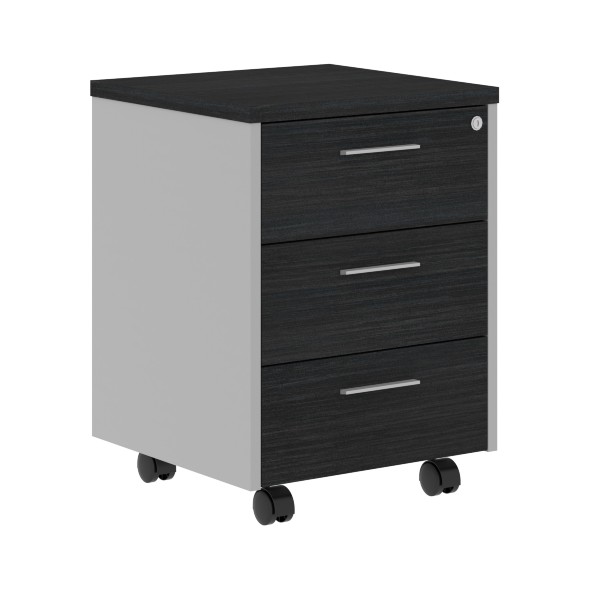 Тумба мобильная OMC 3D.A Дуб Сонома светлый/Металлик 465х450х625 OFFIX NEW в Балашихе 