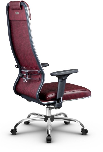 Кресло офисное Metta L  NewLeather (хром ов. сеч.) 