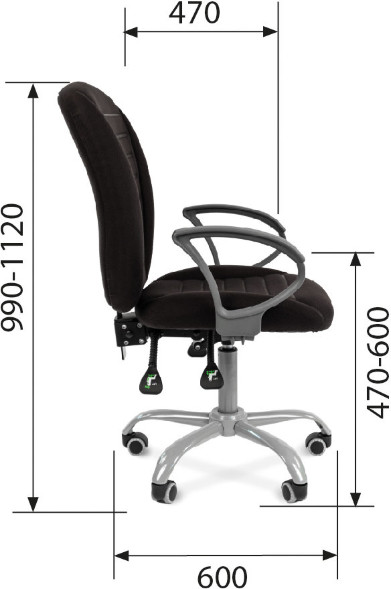 Офисное кресло CHAIRMAN 9801 ERGO в Балашихе 