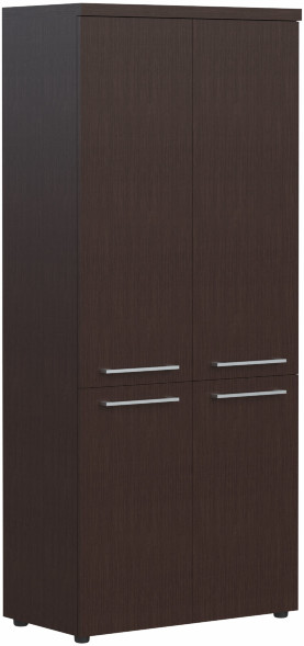 Шкаф с глухими средними и малыми дверьми AHC 85.3 Венге Магия 850х456х1968