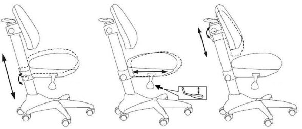 Детское кресло Бюрократ KD-2 однотонный в Балашихе 